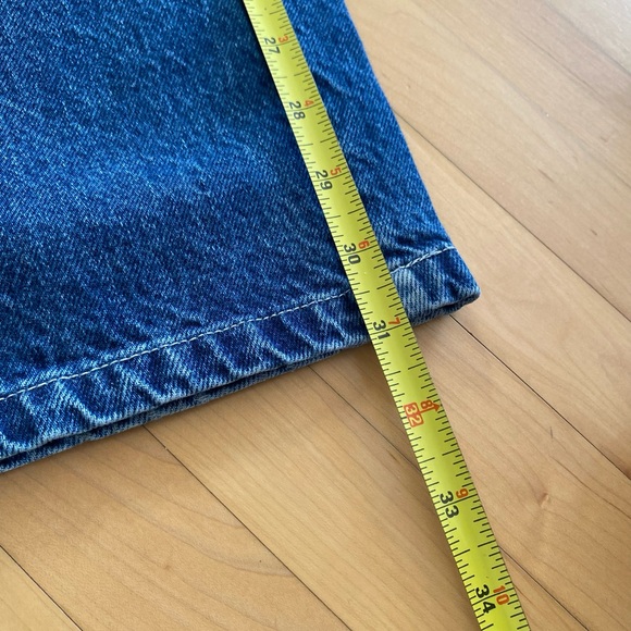 Women’s Straight Leg Dark Wash Denim Carpenter Jeans - Picture 3 of 4